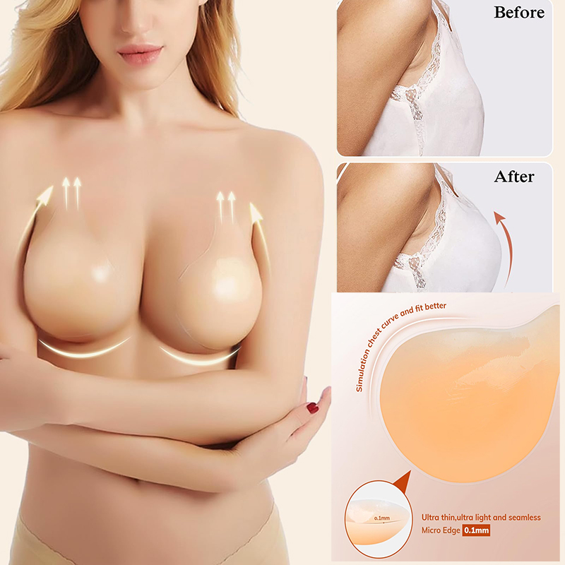 1/2 Pairs Women Sticky Bra Pus - Strapless Bra Backless recension och pris