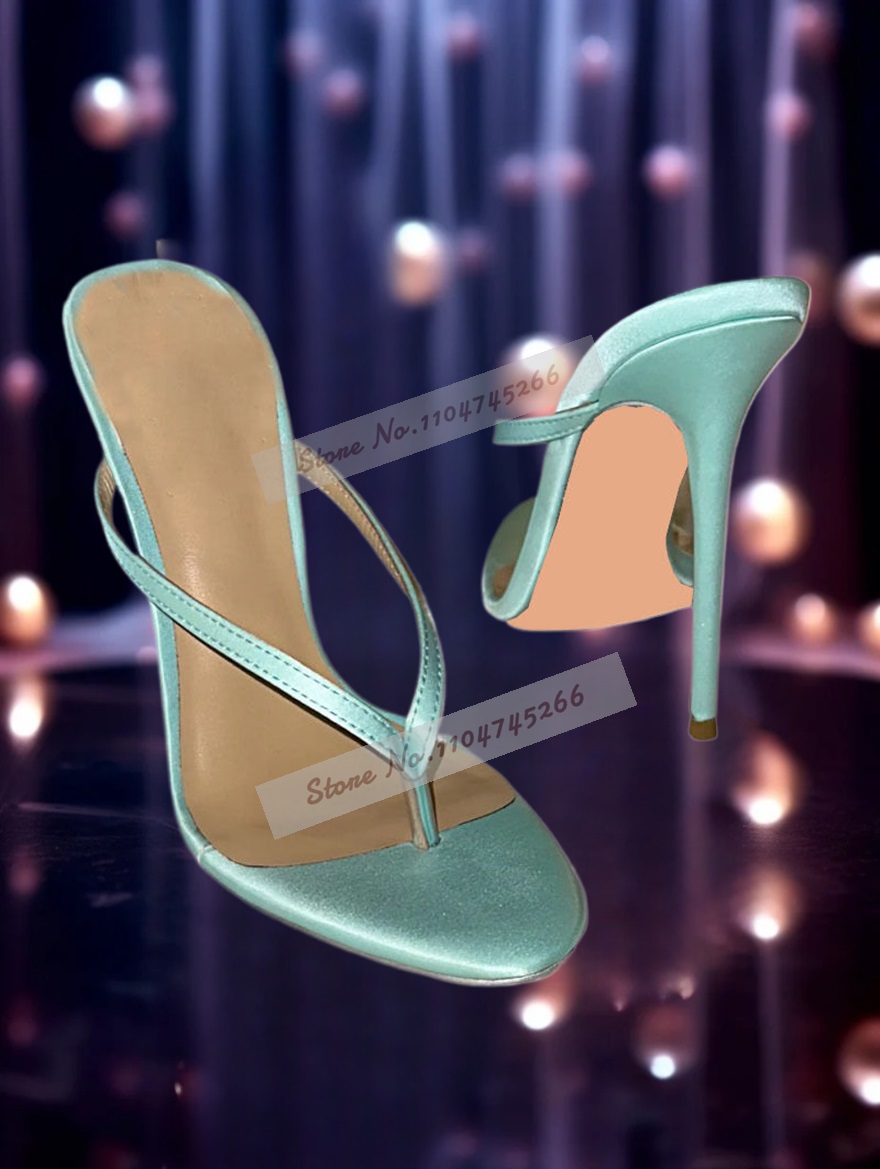 Light Green Satin Clip Toe Hig - Slip Dress Satin recension och pris