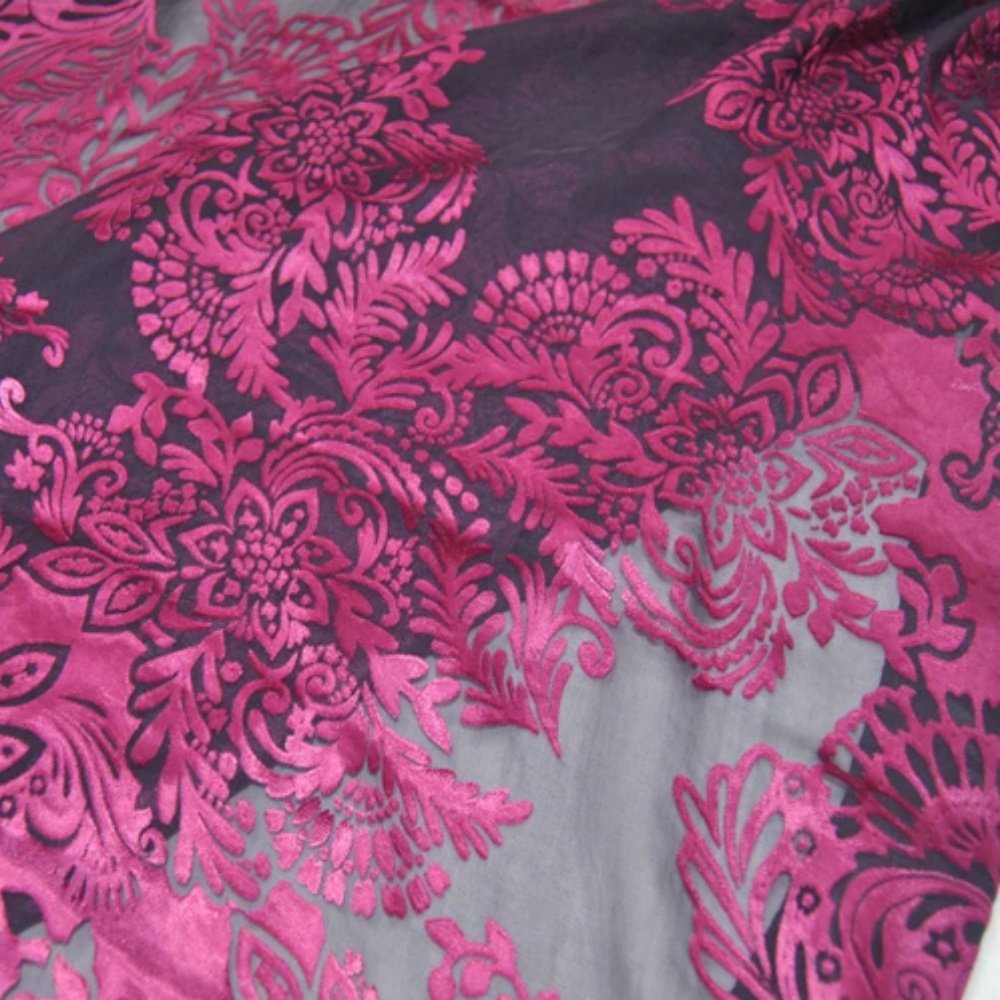 Fashion Large Pink Flower Desi - Robe Silk Women recension och pris