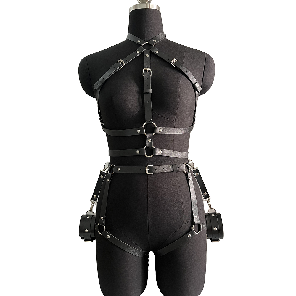 Harness for Women Pu Leather L - Garter Belt Set recension och pris