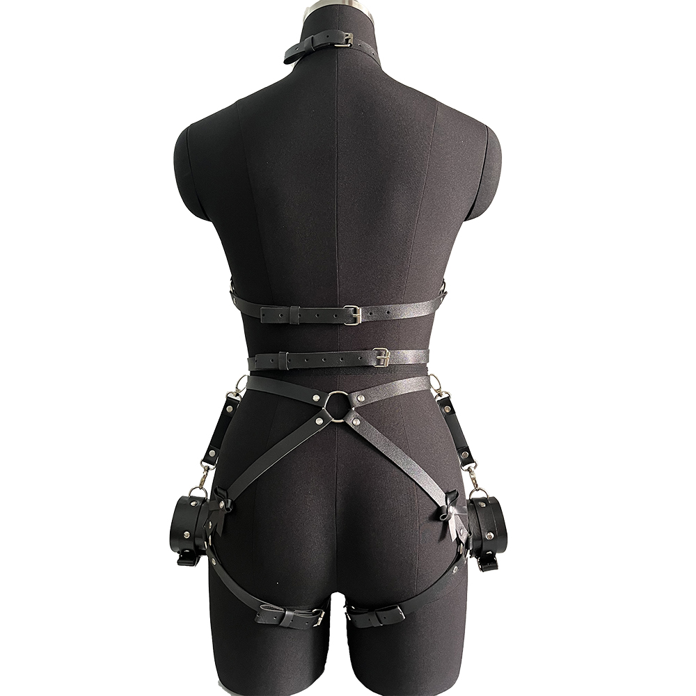 Harness for Women Pu Leather L - Garter Belt Set recension och pris