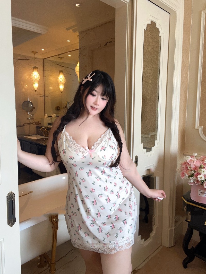 Women's Sexy Plus Size Lingeri - Babydoll Chemise Night recension och pris
