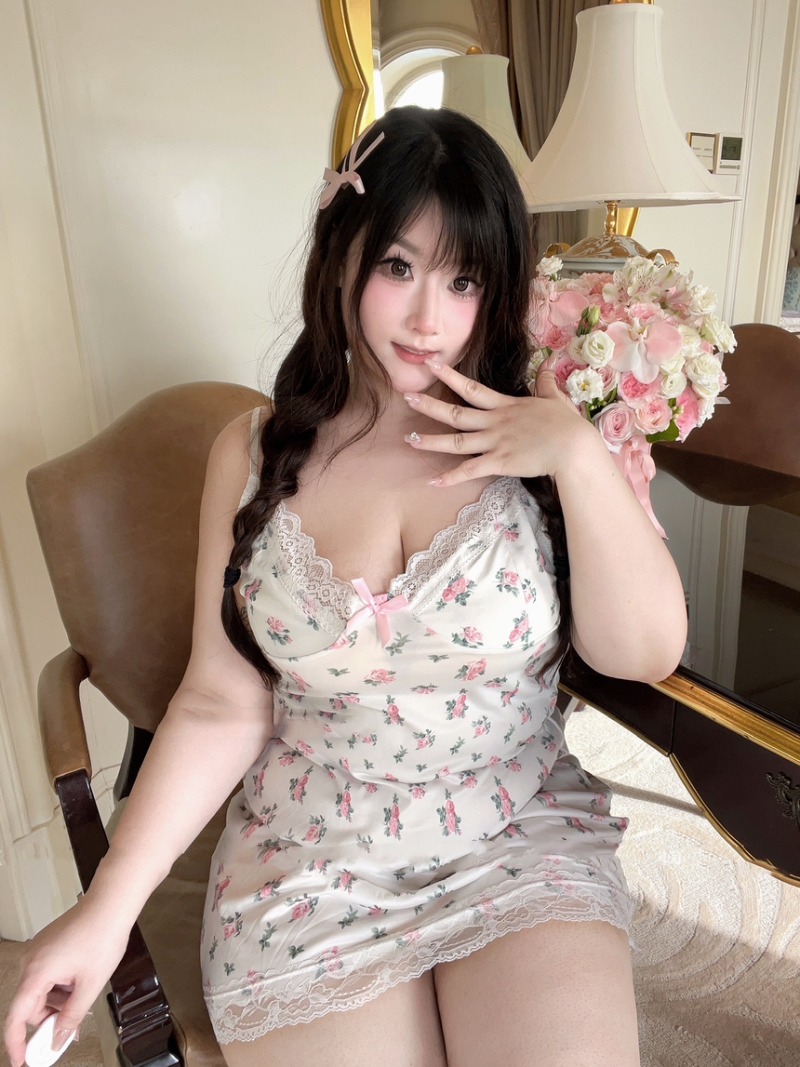 Women's Sexy Plus Size Lingeri - Babydoll Chemise Night recension och pris
