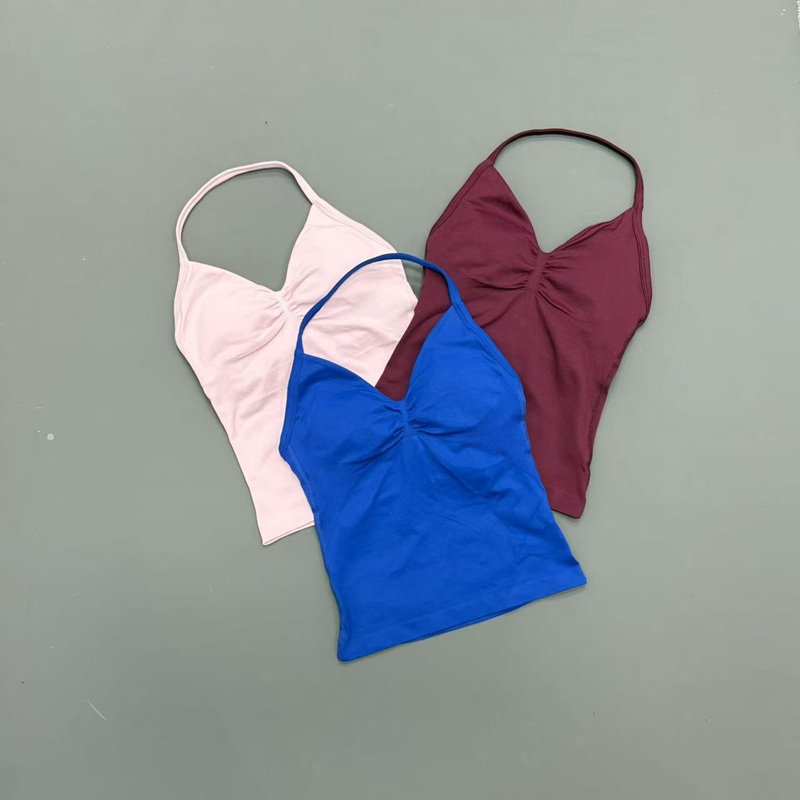 Gym Women Sports Tank Top Seam - Sports Bra High Impact recension och pris