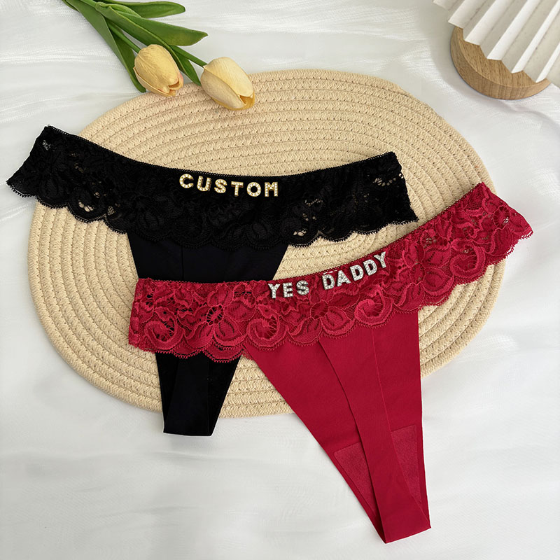 Personalized Custom Thong Name - Thong Bikini Women recension och pris