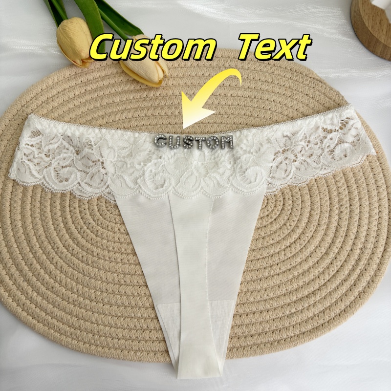 Personalized Custom Thong Name - Thong Bikini Women recension och pris