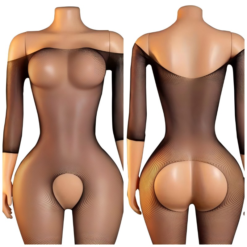 Sexy Crotchless Tights Women H - Bodystocking Fishnet recension och pris