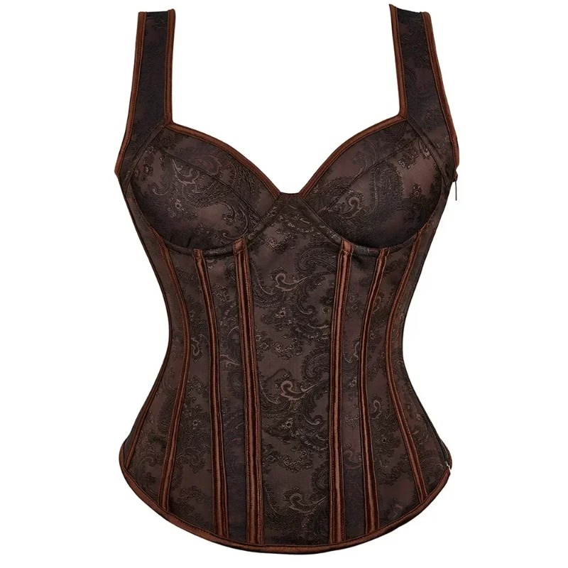 Women Floral Print Corset Top  - Shapewear Bodysuit Firm recension och pris