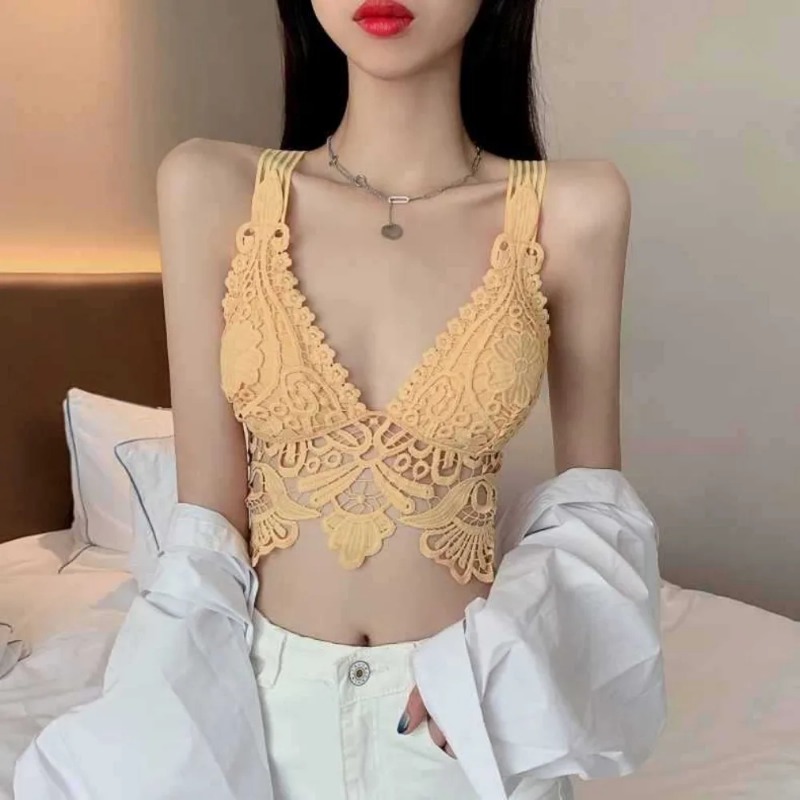 Womens Sexy Tops Lace Crop Top - Cami Top Lace recension och pris