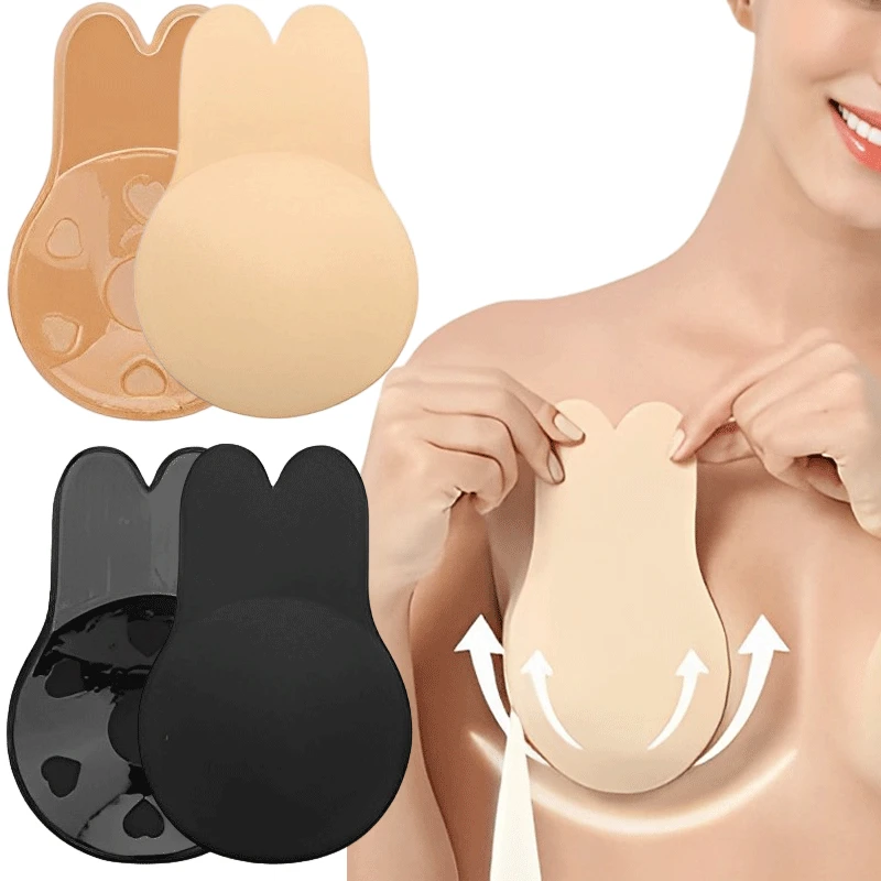 Women Push Up Bras Self Adhesi - Silicone Bra Adhesive recension och pris