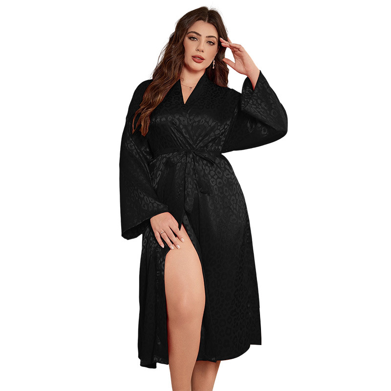 Plus Size Robe Pajama Women Sl - Robe Silk Women recension och pris