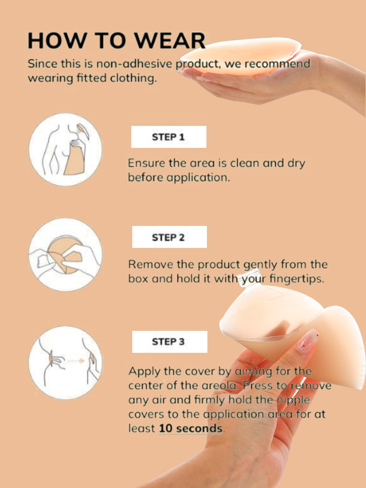Women's Reusable Invisible Sil - Nipple Cover Pasties recension och pris