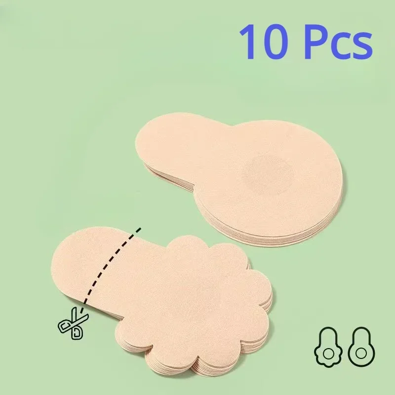 10pcs Women's Invisible Breast - Silicone Bra Adhesive recension och pris