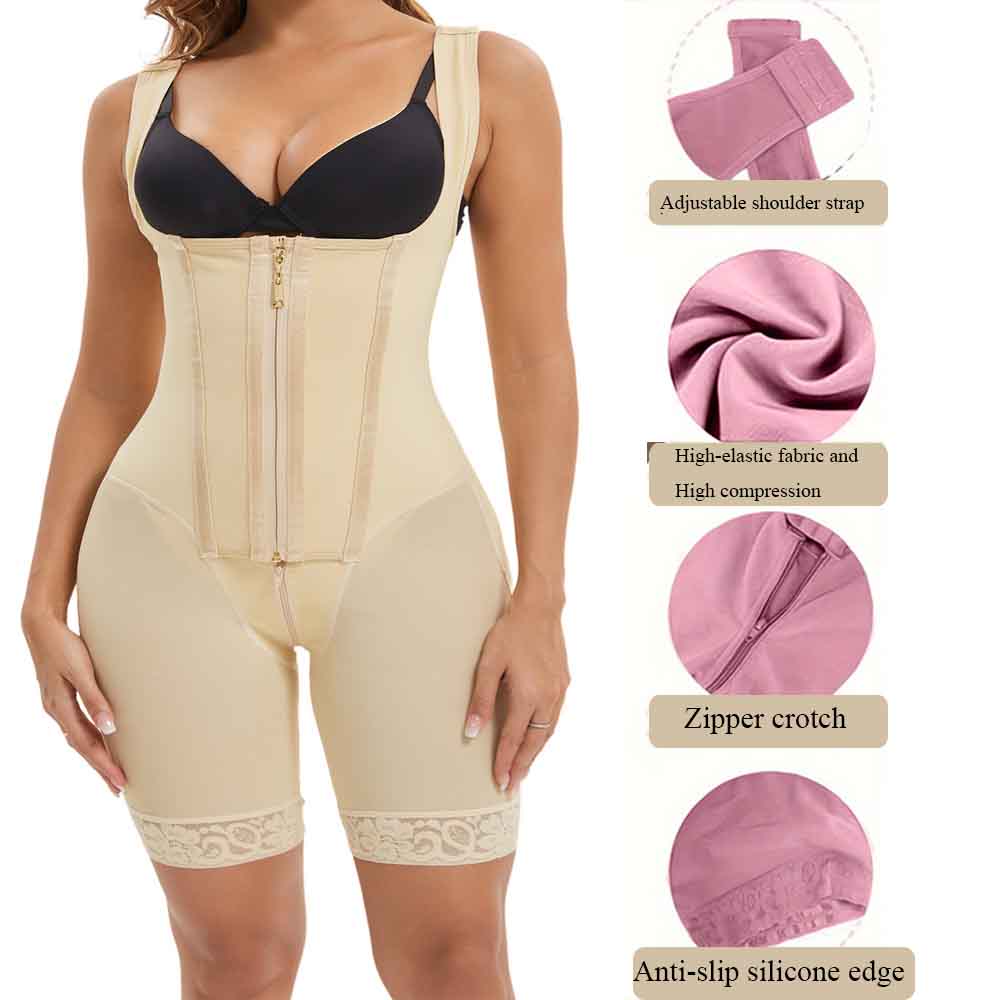 Fajas Colombianas Post Tummy S - Shapewear Bodysuit Firm recension och pris