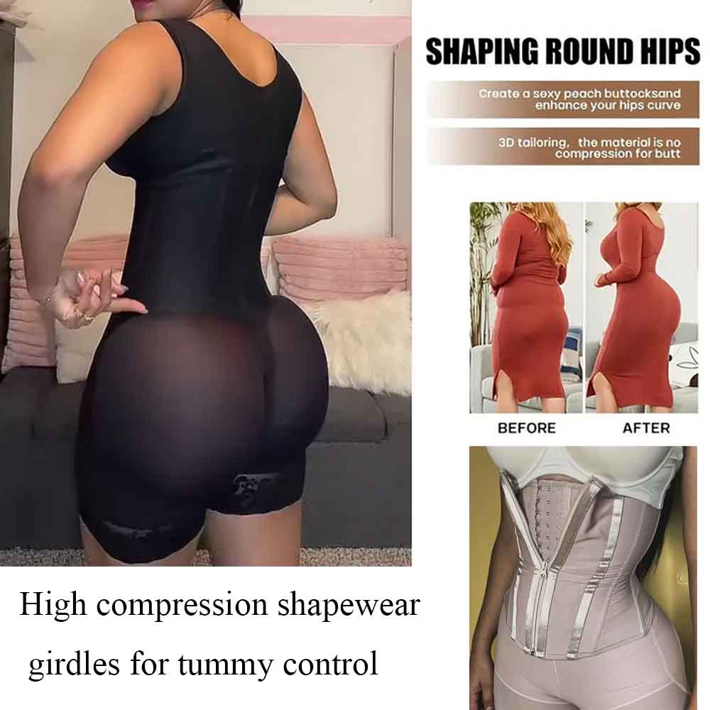 Fajas Colombianas Post Tummy S - Shapewear Bodysuit Firm recension och pris