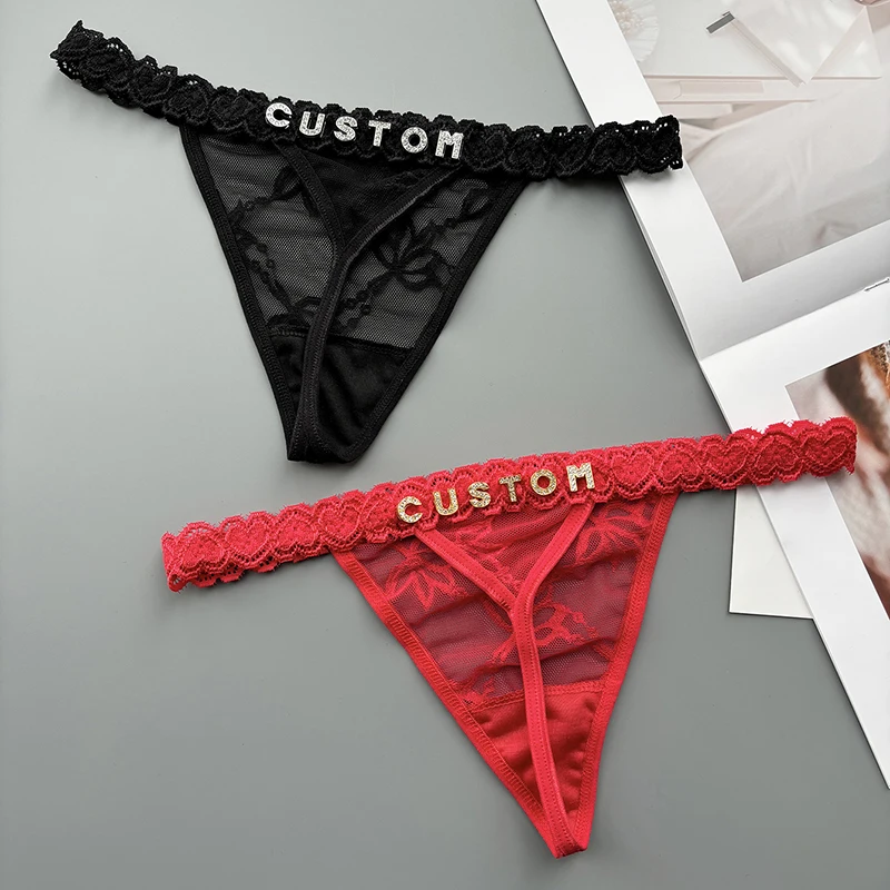 Personality Custom Thong Name  - Thong Bikini Women recension och pris