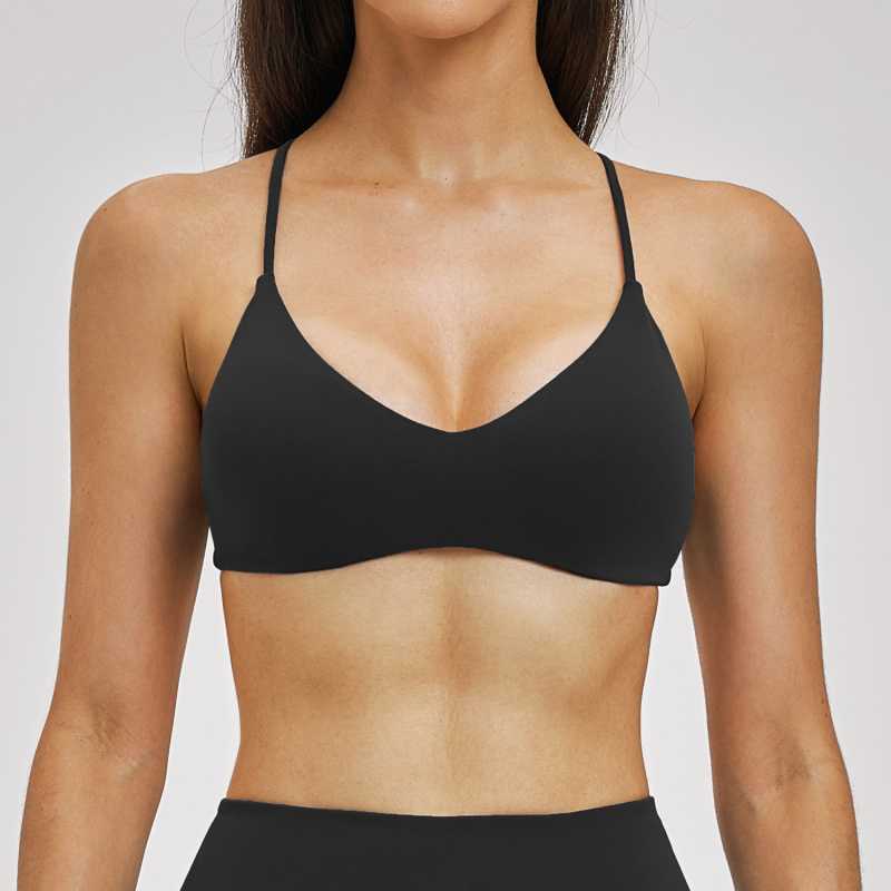 Backless Yoga Bra Gym Women Sp - Sports Bra High Impact recension och pris