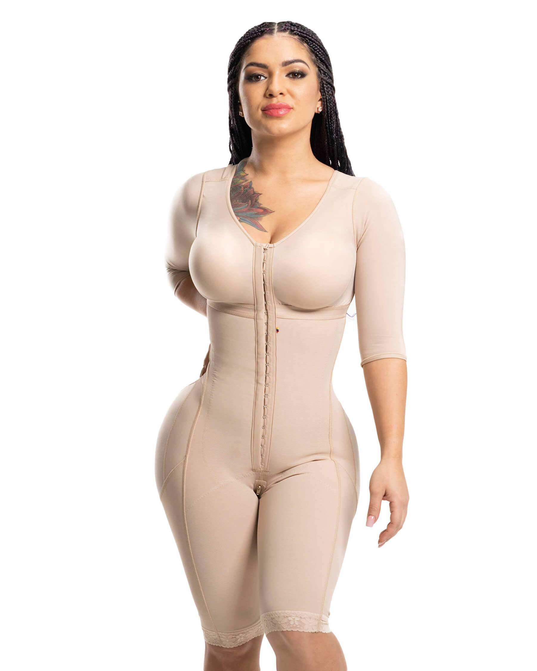 Fajas Colombianas Long Sleeve  - Shapewear Bodysuit Firm recension och pris