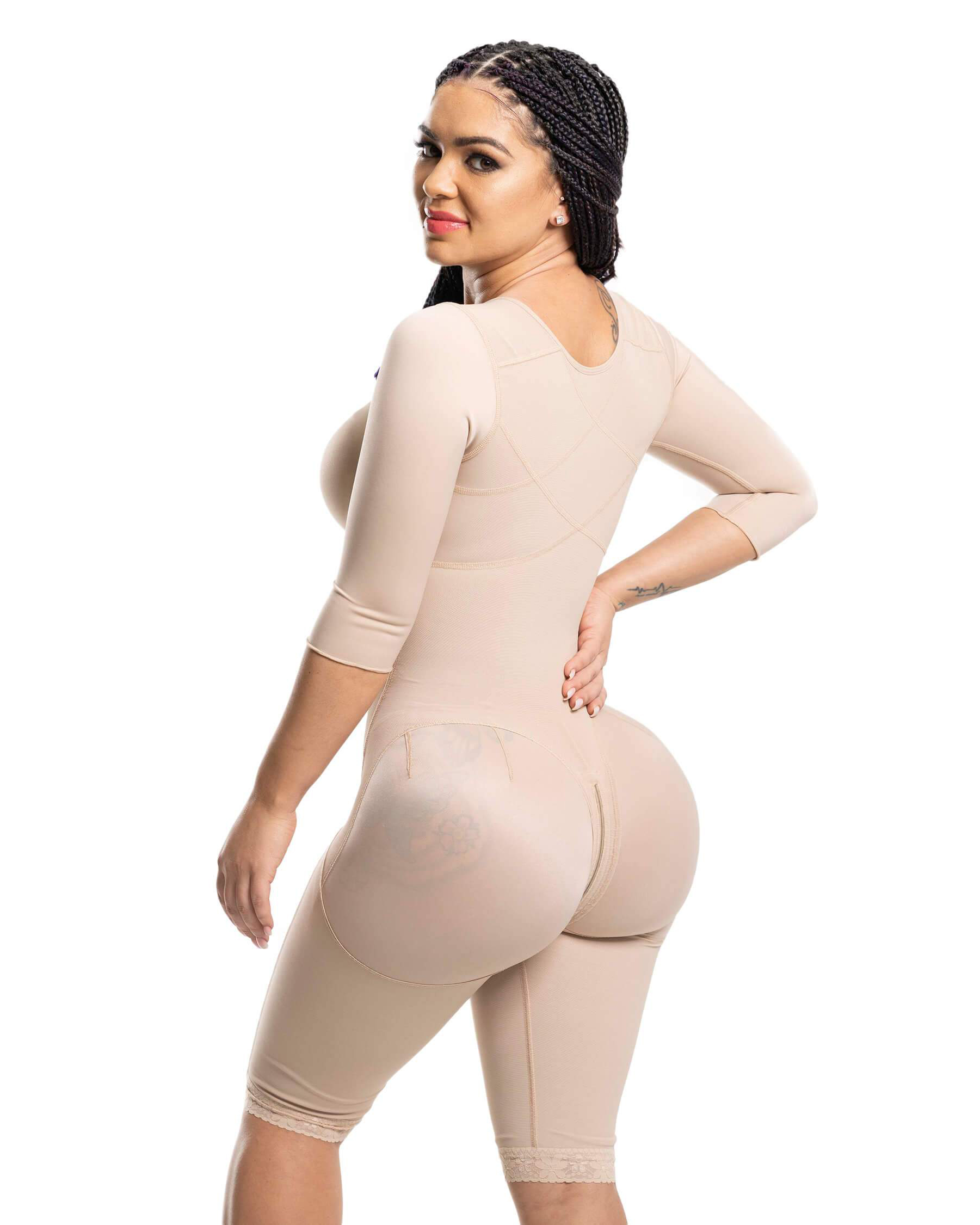 Fajas Colombianas Long Sleeve  - Shapewear Bodysuit Firm recension och pris