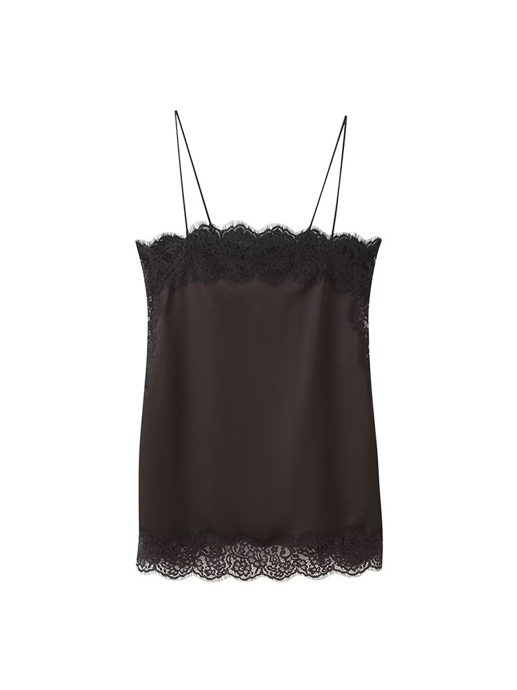 TFAFXY Vintage Casual Women Br - Cami Top Lace recension och pris