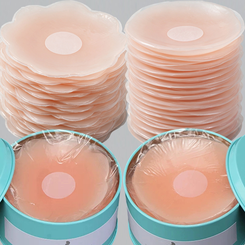 Floral Round Silicone Nipple C - Silicone Bra Adhesive recension och pris