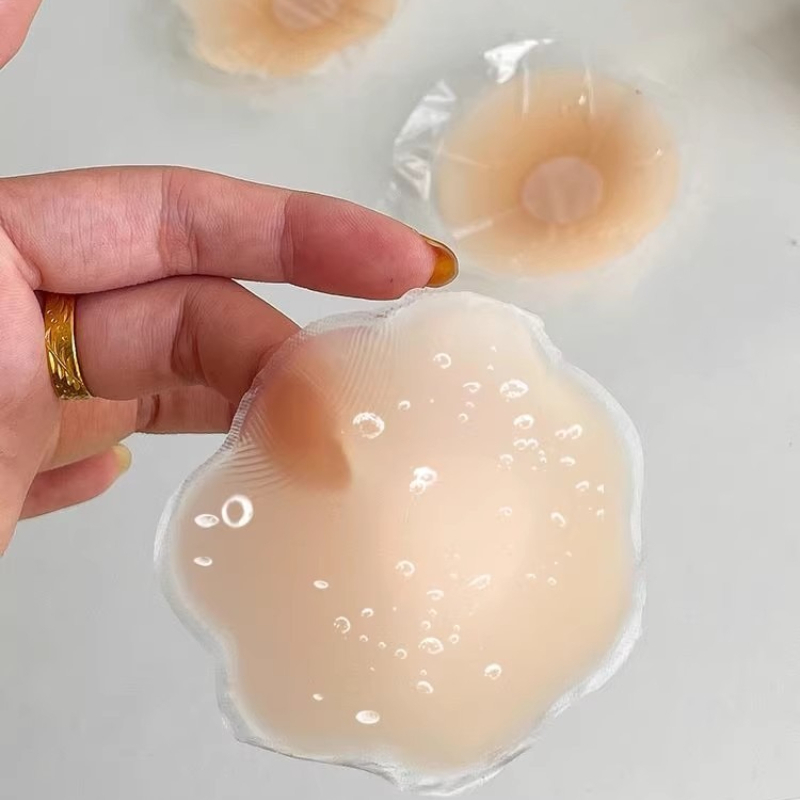Floral Round Silicone Nipple C - Silicone Bra Adhesive recension och pris