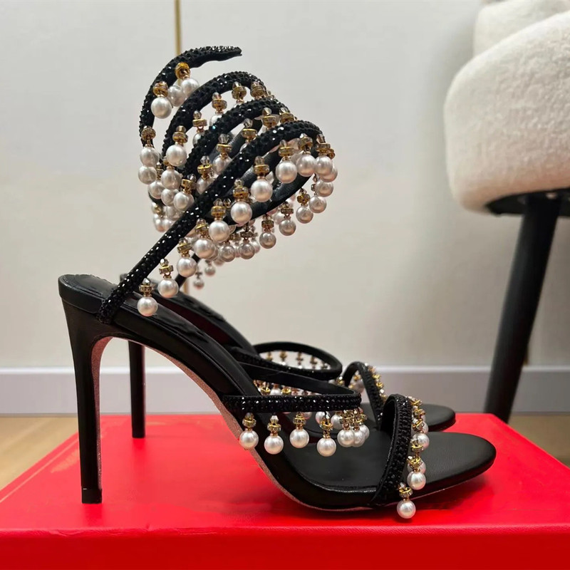 Luxury Rhinestones Pearls Tass - Slip Dress Satin recension och pris