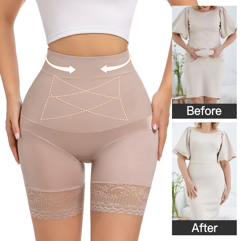Lace Safety Shorts for Women H - Seamless Underwear Women recension och pris