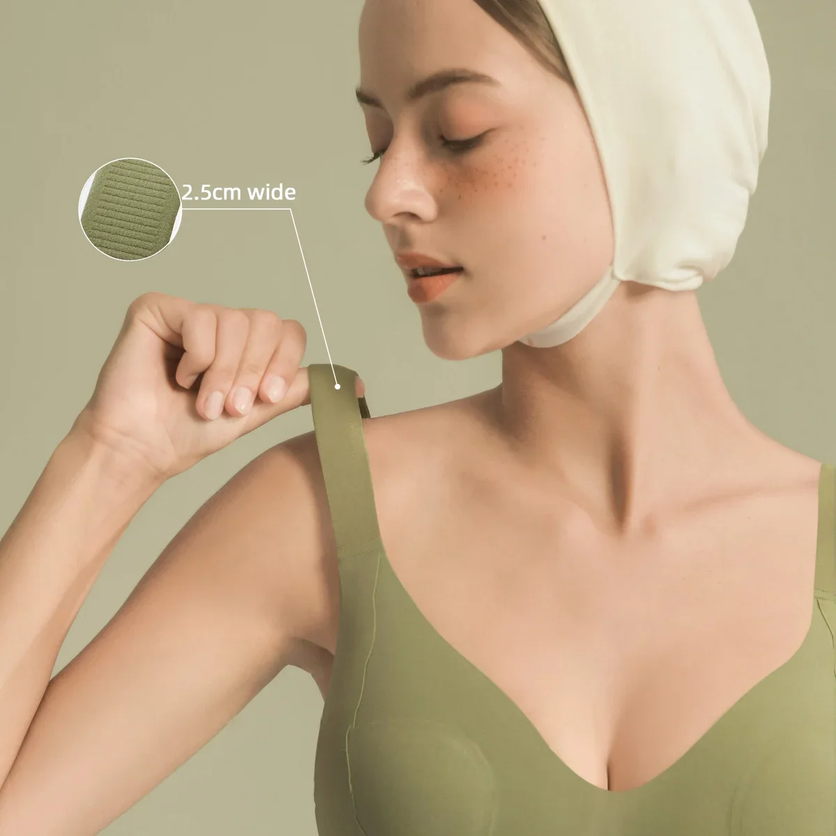 SUJIIN Wireless Plus Size Bras - Bralette Wireless Soft recension och pris