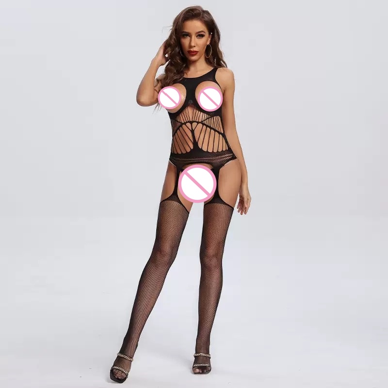 Crotchless Bodysuits Transpare - Bodystocking Fishnet recension och pris