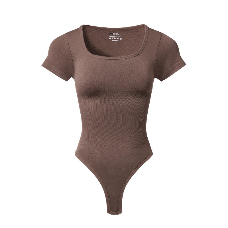 Women Plus Size Square Neck Sh - Shapewear Bodysuit Firm recension och pris
