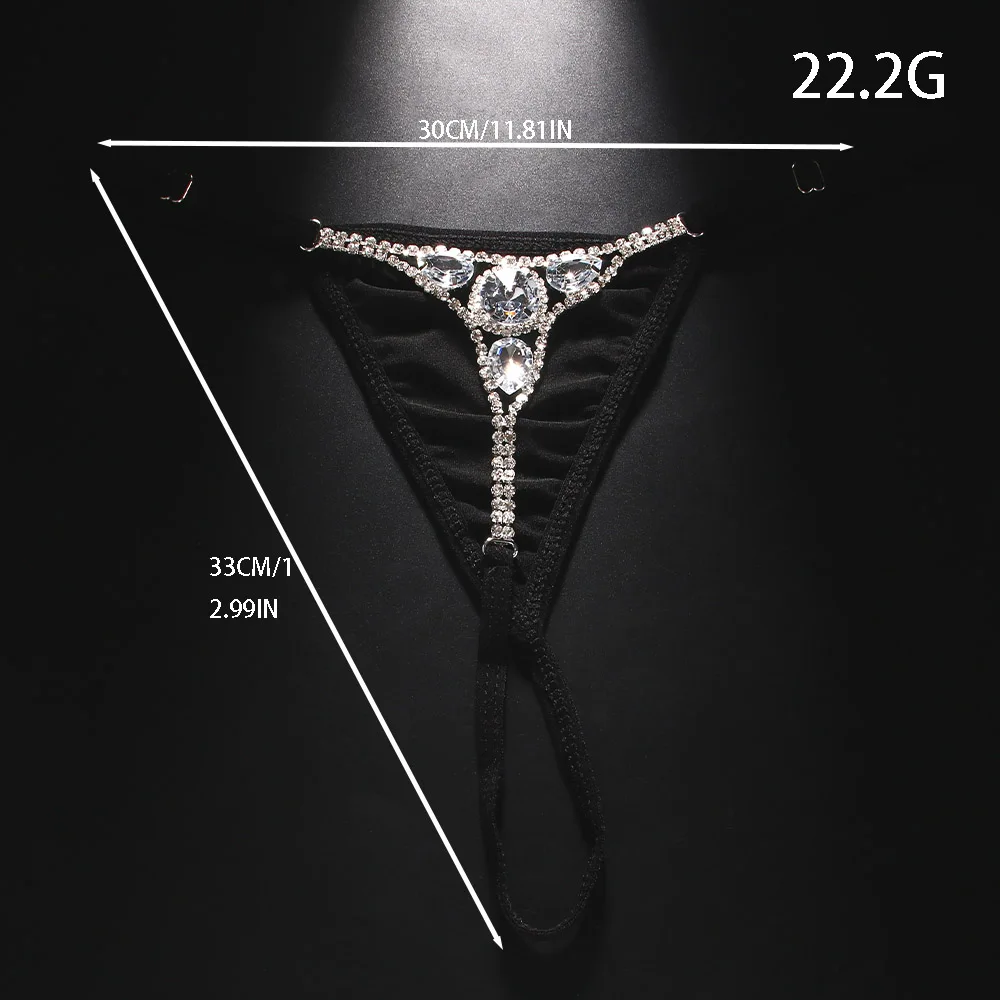 Sexy Round Rhinestone Thong Ad - Thong Bikini Women recension och pris