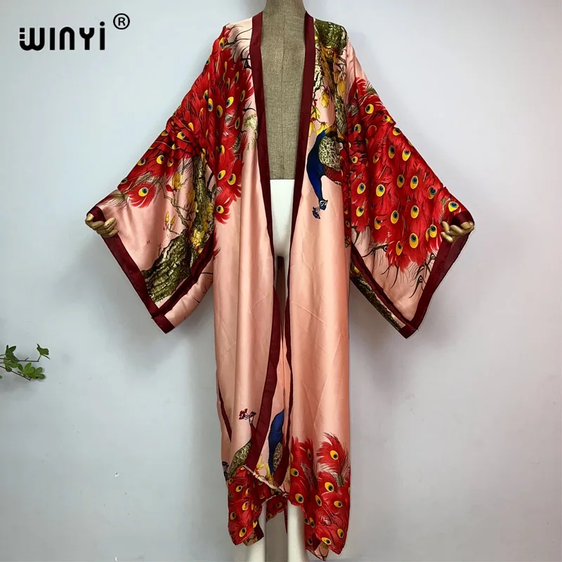 WINYI 2022 Summer Women Cardig - Robe Silk Women recension och pris