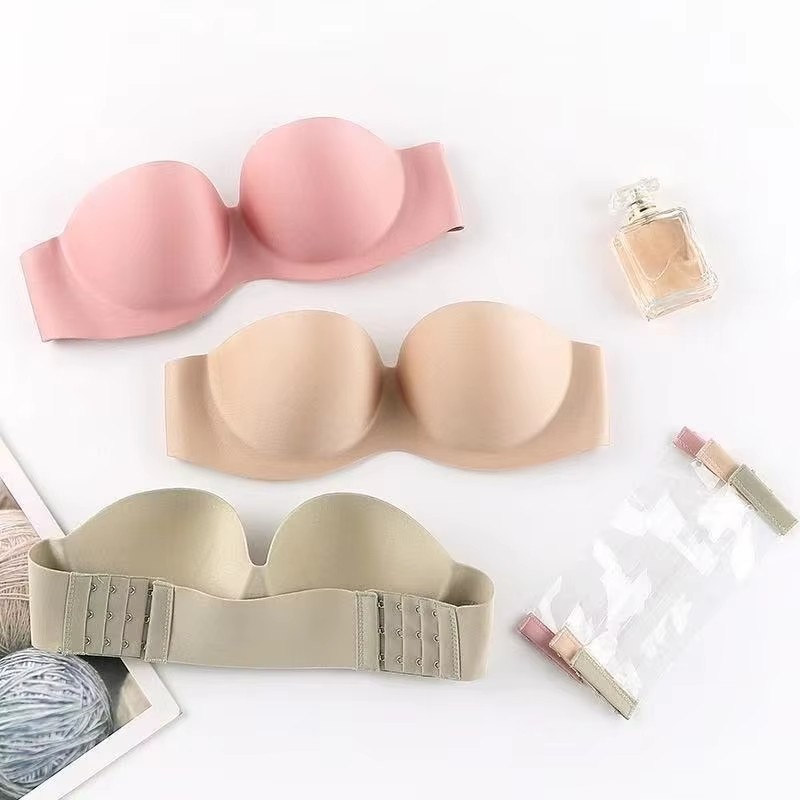 Women's Sexy Strapless Push-Up - Strapless Bra Backless recension och pris