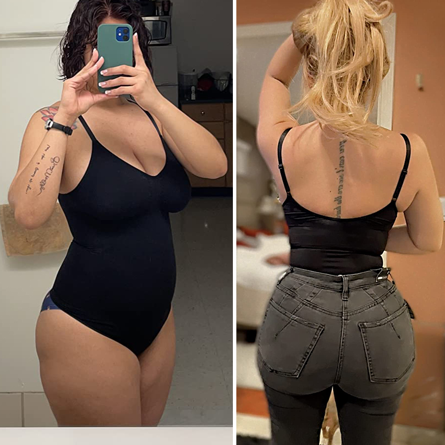 XS 3XL Seamless Body Suit Shap - Shapewear Bodysuit Firm recension och pris