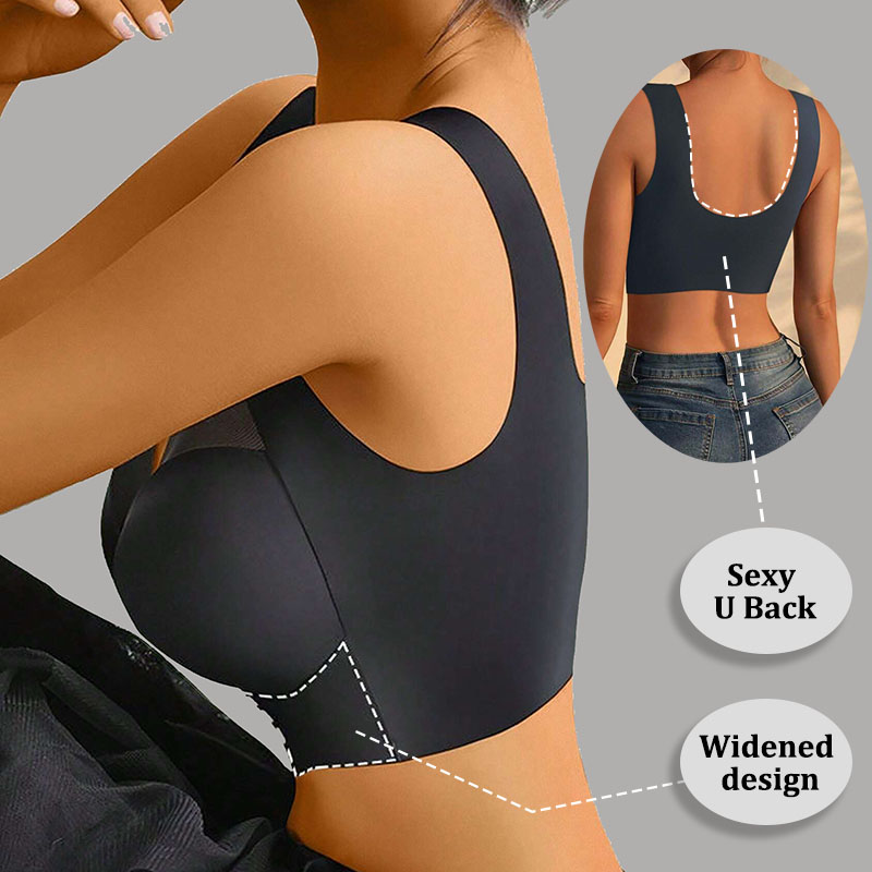 5PCS Women Sports Bras Full Cu - Bralette Wireless Soft recension och pris