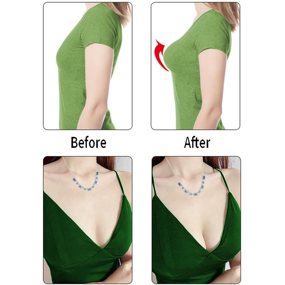 Silicone Bra Inserts, Triangle - Push Up Bra Padded recension och pris