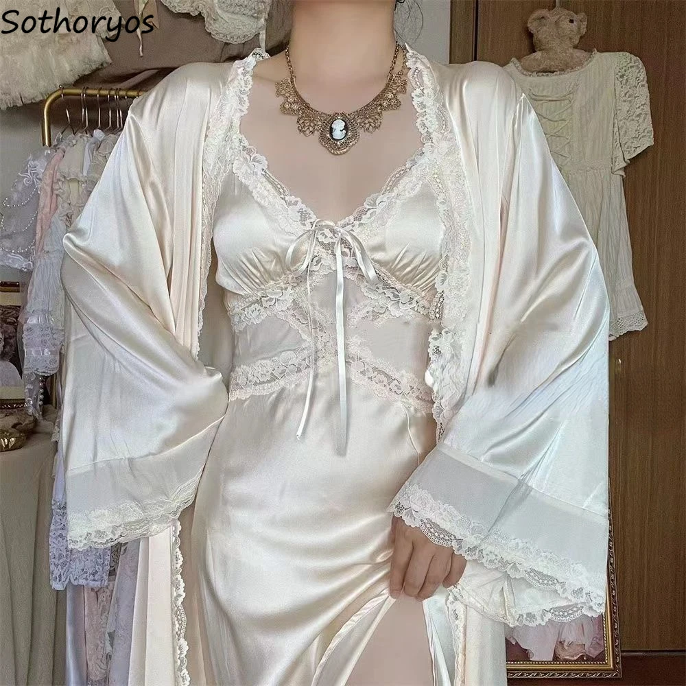Silk Robe Gown Sets Women Gent - Robe Silk Women recension och pris