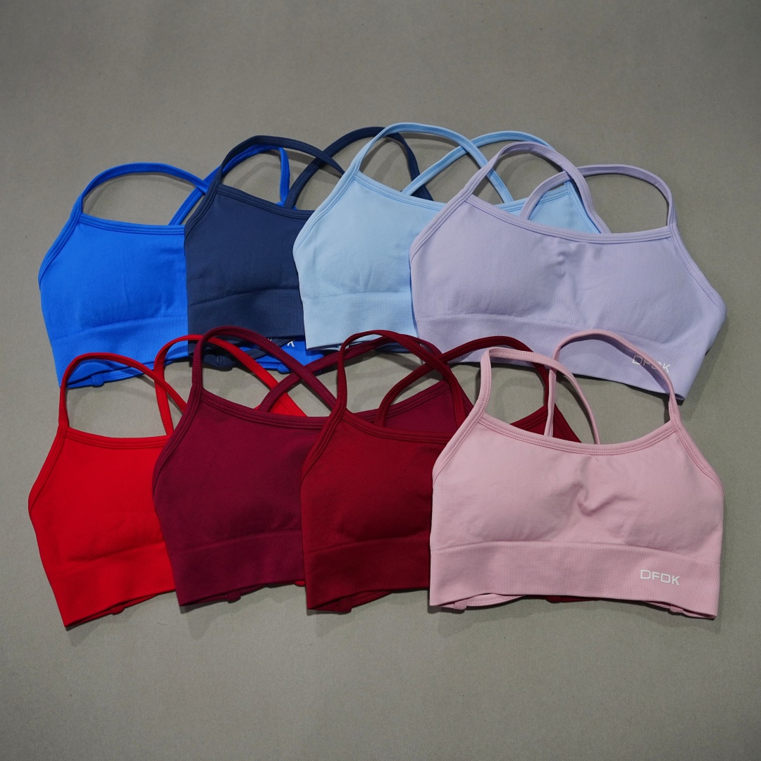 DFDK Ribbed Seamless Cross Bac - Push Up Bra Padded recension och pris