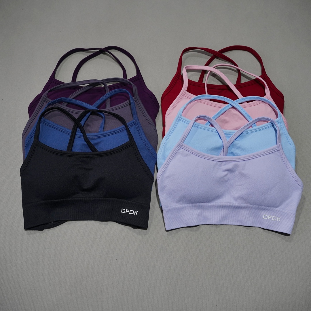 DFDK Ribbed Seamless Cross Bac - Push Up Bra Padded recension och pris
