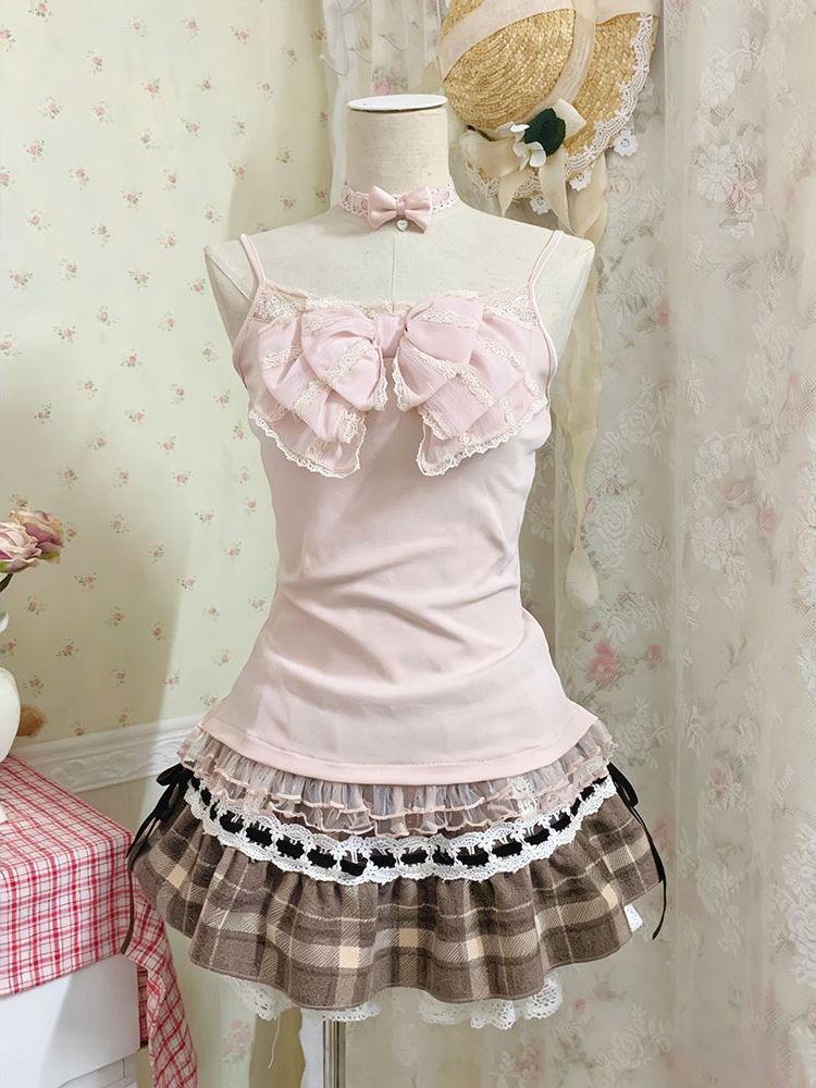 Japanese Sweet Three Piece Set - Cami Top Lace recension och pris