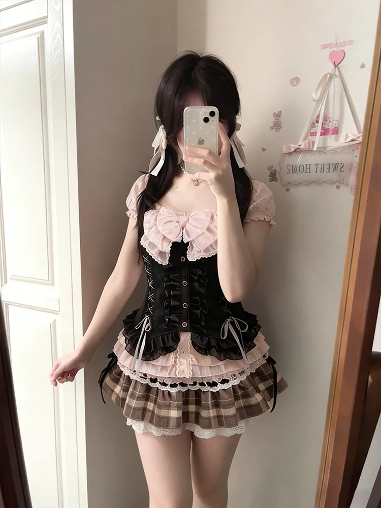 Japanese Sweet Three Piece Set - Cami Top Lace recension och pris