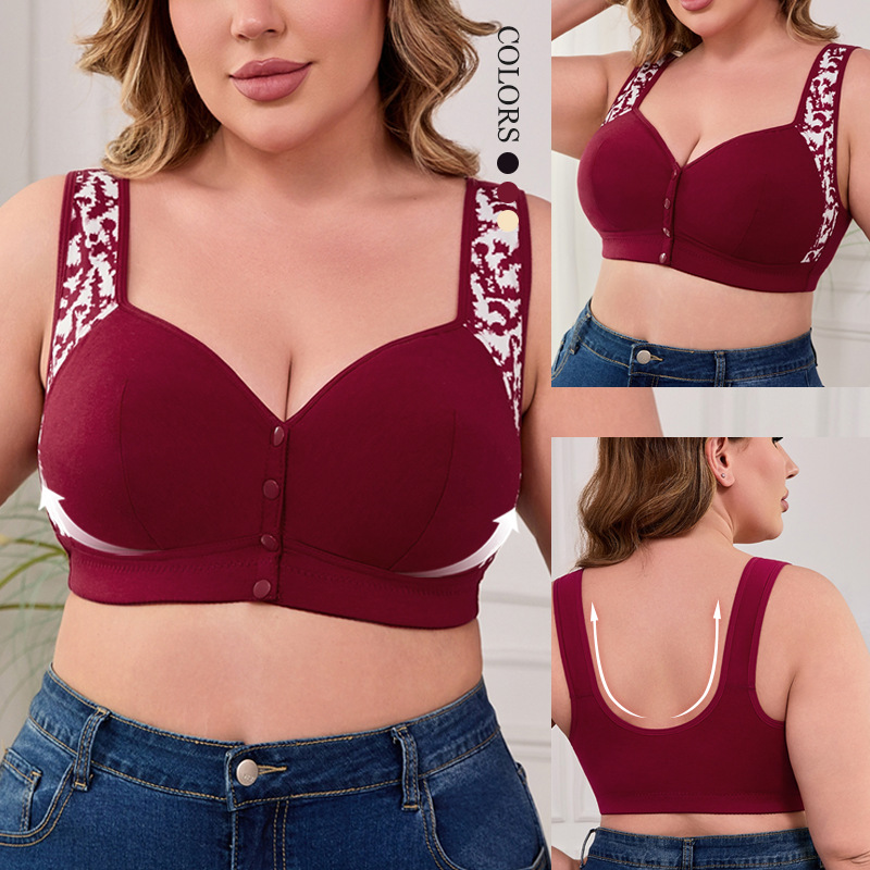 XL-7XL Plus Size Front Buckle  - Seamless Underwear Women recension och pris